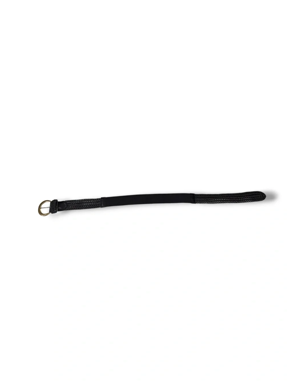 TORRID Woven Stretch Waist Belt - Size 2 (18/20) Black/Gold